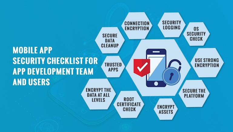 Mobile app security checklist for app development team and users