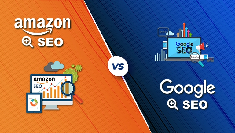 How is Google SEO different from Amazon SEO?